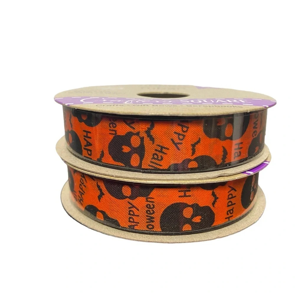 Halloween Crafter’s Square Large Lot of 19 Ribbon NWT